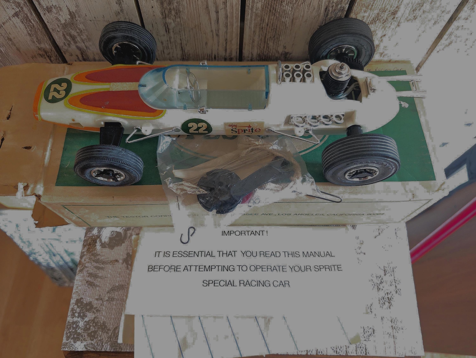 Maquette Testors Sprite Special - Voiture D'attache Ancienne - NEUF (boîte Ouverte)