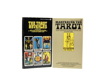 Livres de tarot vintage des années 70 Eden Gray Le tarot révélé Maîtriser les lectures spirituelles du tarot Apprendre à lire les cartes de tarot