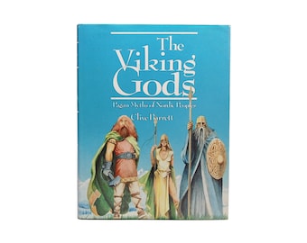 1989 1st Edition The Viking Gods Clive Barrett Pagan Myths Nordic Peoples Thor Freya Loki Ragnarok Valhalla 80s Vintage