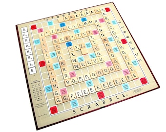 1976 Scrabble Set Logophiles Word Game Complete Set 70s Vintage Word Games Wooden Letter Tiles Friends Game Night Classic Board Games