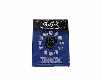 Tarot Vtg ASK pour débutants Jeux scellés Astro Star Kards Divination des années 90 astrologie révélatrice de bonne aventure vintage