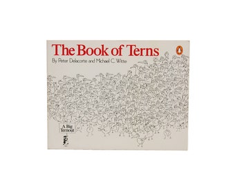 1980 The Book Of Terns Peter Delacorte Michael Witte Cartoon Drawings Funny Bird Puns Humorous Reading Silly Joke Books