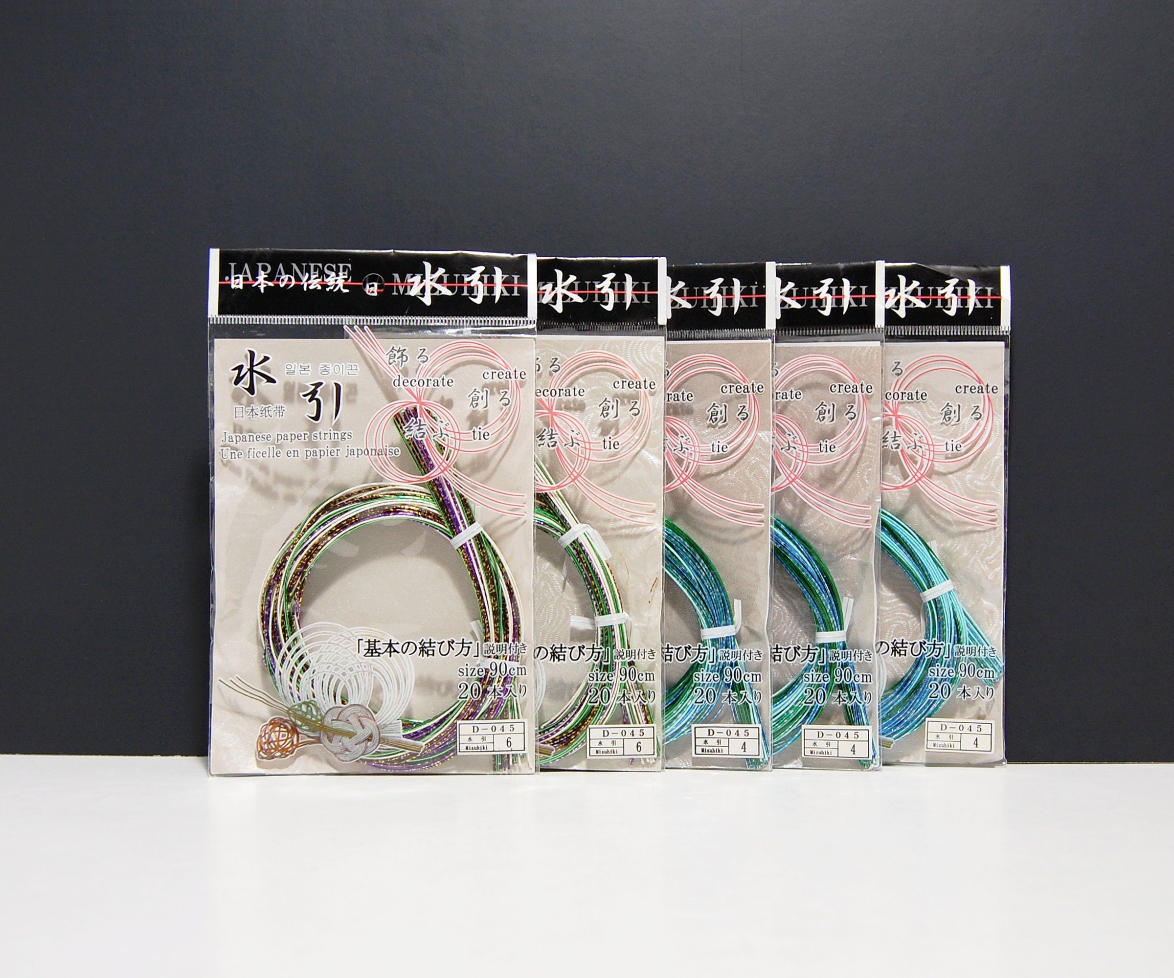 Amazon.com: piece MIZUHIKI PHC-100-15 Mizuhiki Assorted Set