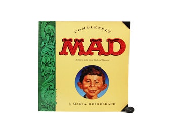 Vintage 1991 Completely MAD History MAD Magazine Alfred E Neuman Paperback Very Good Condition Full Color Art