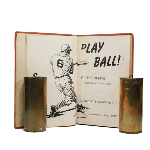 Vtg Baseball Guide 1947 Play Ball Baseball Player Coach How To Guide Illustrated Midcentury Vintage New York Public Library Edition