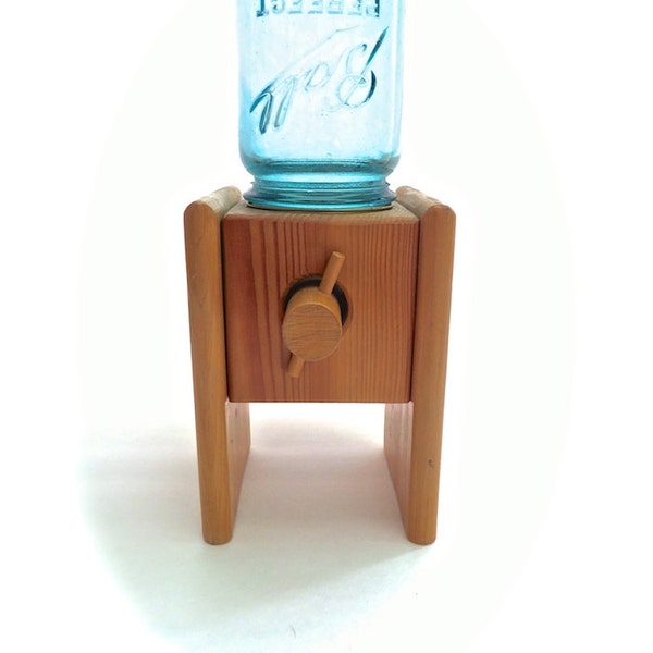 Handmade Gift for Grandma gift grandma to be Wooden Mason Jar Candy Dispenser Vintage candy dispenser jar Candy Machine Wood Candy Dispenser