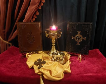 Handgjord läderbokbindning | Ombindning av bibel- och böneböcker | Bevarande av andligt och religiöst bibliotek – Mount Athos hantverk