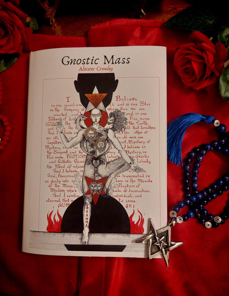 Liber XV - Den gnostiska mässan, begränsad upplaga, illustrerad bok, thelemisk ritual bild 1