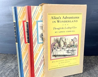 Alice's Adventures in Wonderland and Through the Looking-Glass - 1946 slipcase editions