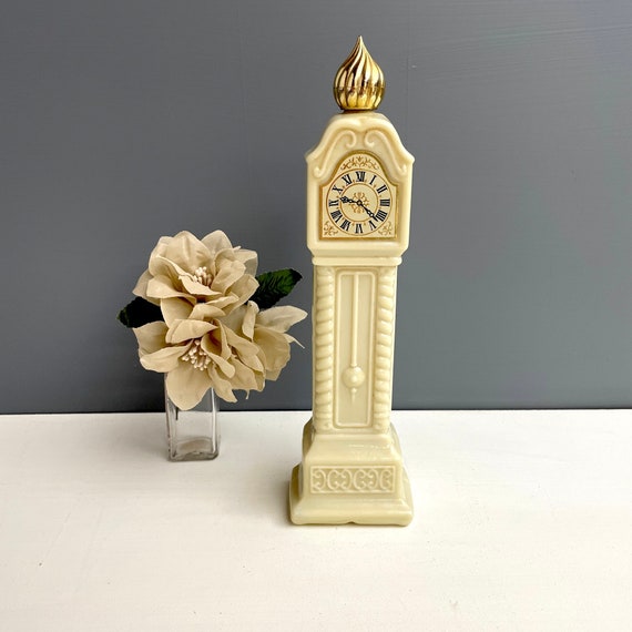 Avon Fragrance Hours grandfather clock bottle - 1970s vintage