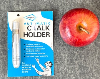 Automatic chalk holder - teacher supply - 1970s vintage - new in package