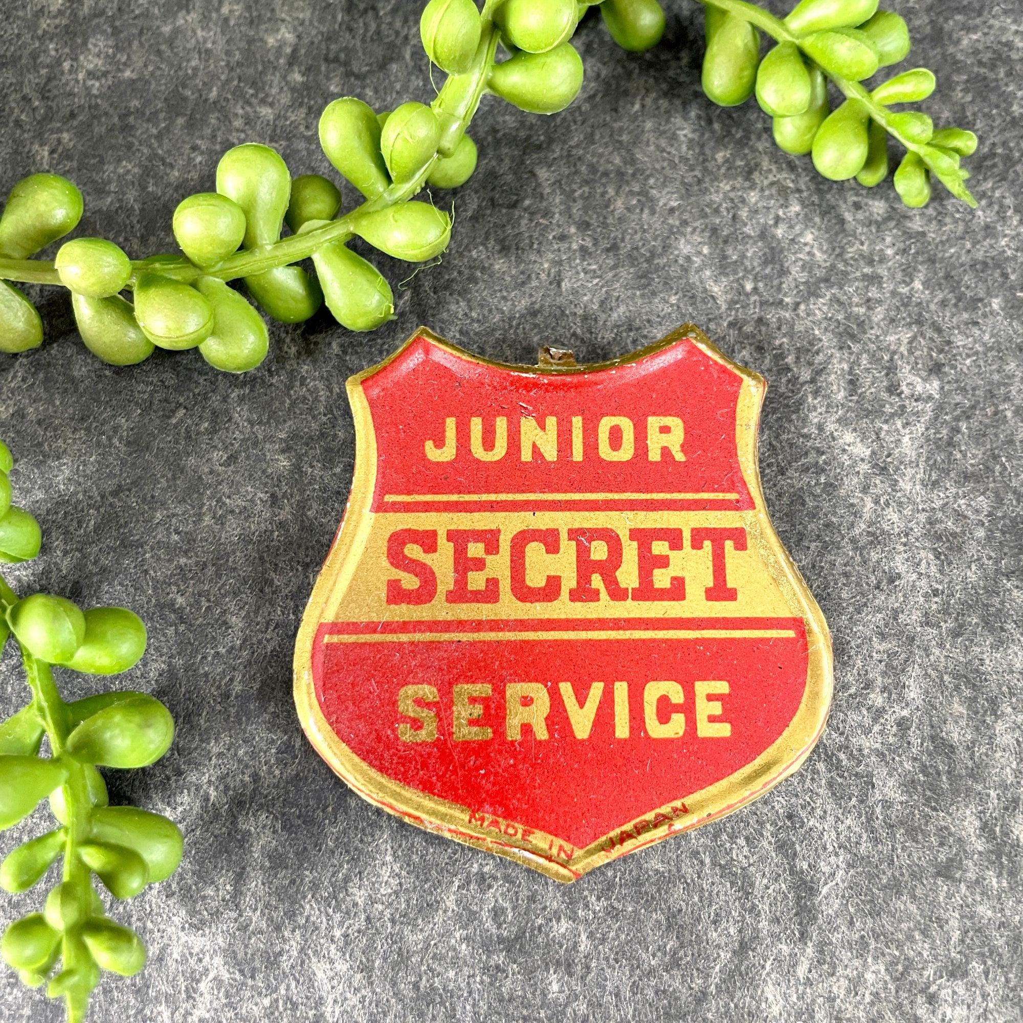 Junior Secret Service Badge - 1950s Vintage - Made in Japan - Etsy