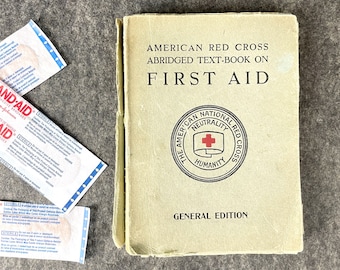 American Red Cross abridged text-book on first aid - 1916 paperback