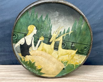 Loose-Wiles Biscuit Co. art deco tin - vintage advertising