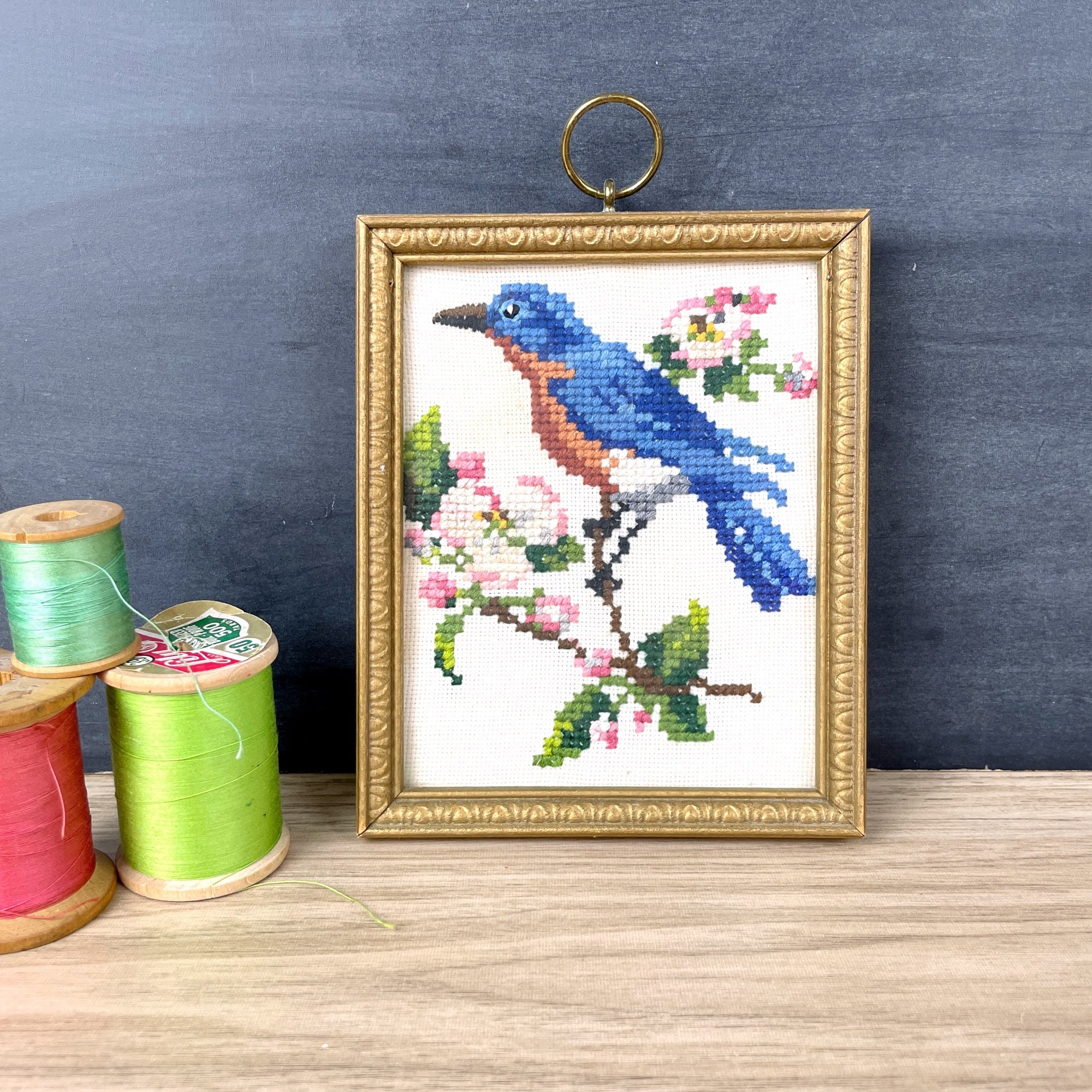 Bluebird Slow Stitching Kit, Beginners Embroidery, Easy Sewing Project,  Fabric Collage, Mindful Craft, Stitch Therapy 