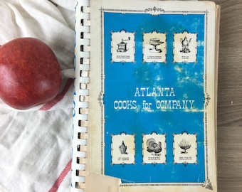 Atlanta Cooks for Company - 1971 Atlanta Music Club community cookbook - 4th printing