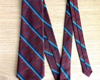 Vintage 60s Superba Antique Car Novelty Tie - Dacron - Wide Width - New in Box