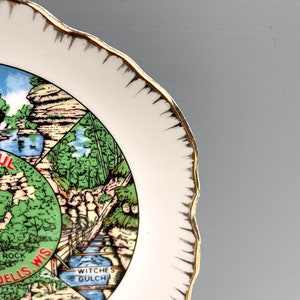 Wonderful Wisconsin Dells souvenir plate 1960s vintage image 3