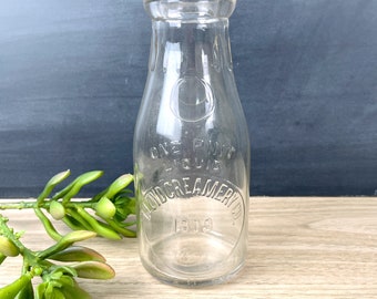 Lloyd Creamery Co. antique milk bottle - Oneida, NY