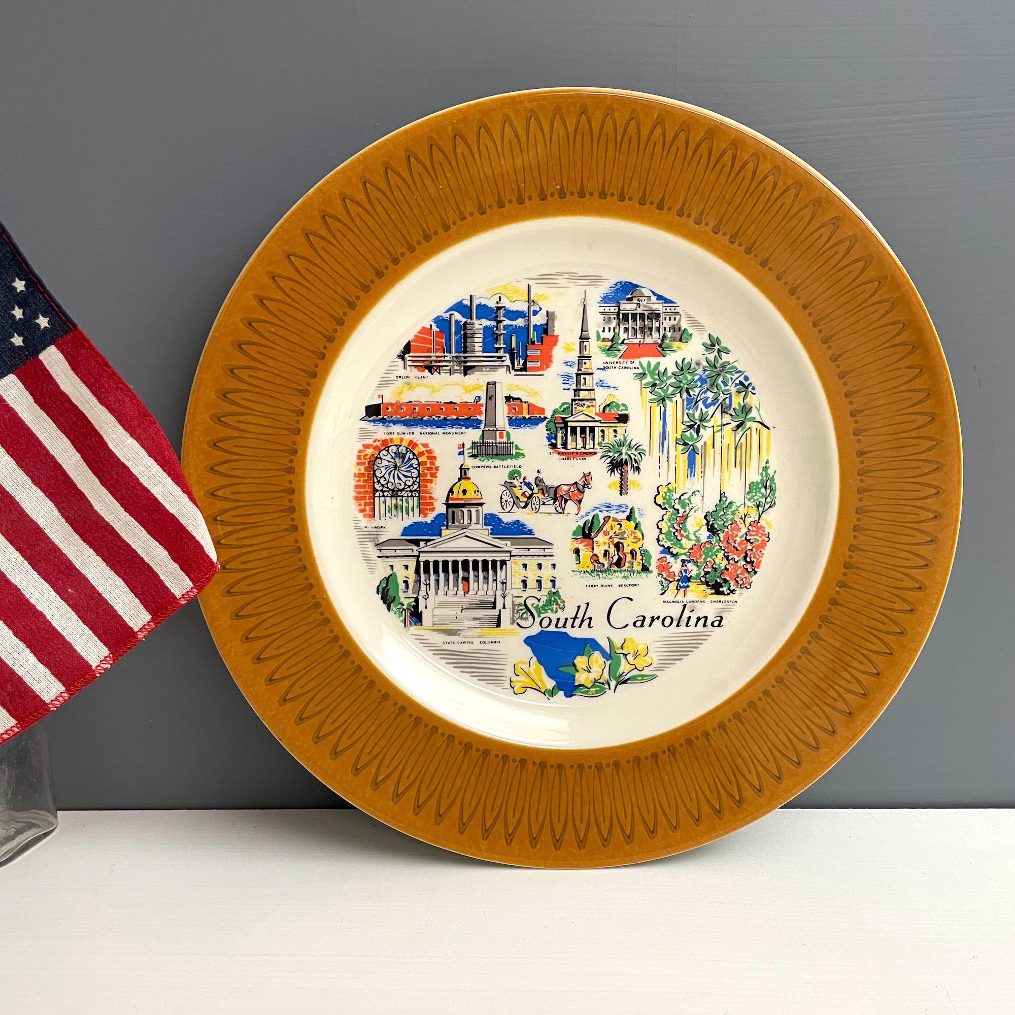 Petite Plaque D'immatriculation Vélo South Carolina – Souvenir Plastique Jason