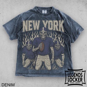 Vintage New York Football T-Shirt, Retro Giants Football Graphic Tee, Old School Giants Game Day Apparel for Fans