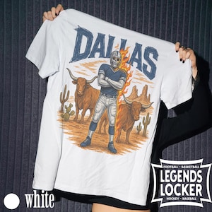 Dallas Cowboys T-Shirt, Vintage Dallas Football Graphic Tee, Retro Texas Sports Shirt, Gift for Cowboys Fans