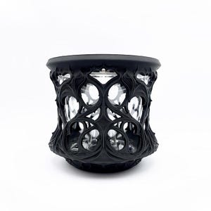 Jardinière double couche, pot intérieur transparent, imprimé en 3D, plante succulente avec vue sur les racines de cactus en PLA