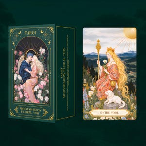 Moonshadow Floral Tarot Deck: 78 Romantic Fantasy Cards for Divination