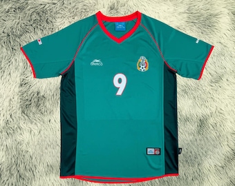 Vintage Mexico Jersey playera, 2002 Home Shirt, XL Borgetti