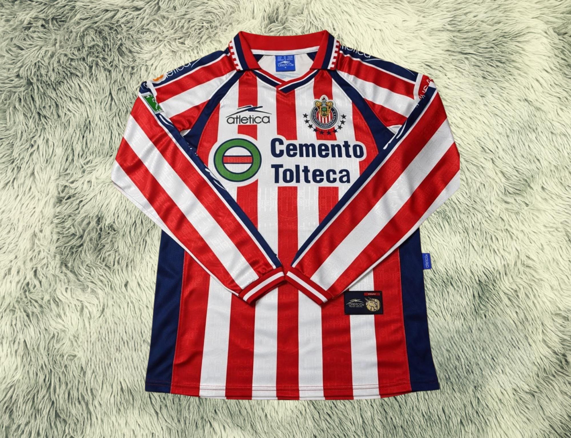 Maillot Domicile Rétro Chivas De Guadalajara 1999-2000 Taille M Homme - Occasion, Football, Couleur Rouge