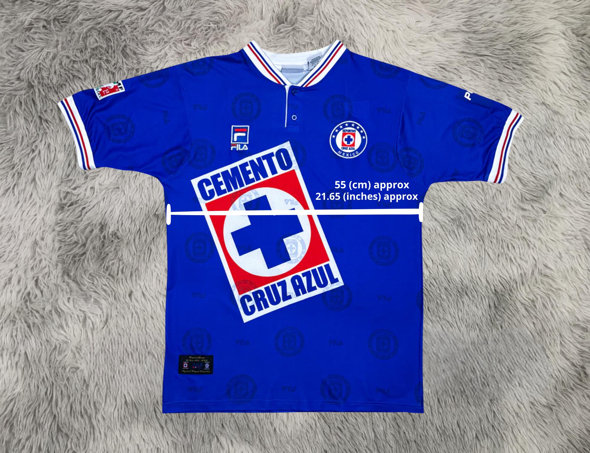 Vintage Cruz Azul Jersey, 1997-98 Home Shirt, XL - Etsy
