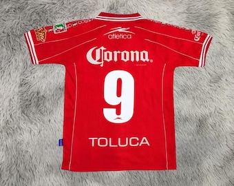Vintage Toluca Home Jersey: 1999-2000 XL, Nummer 9