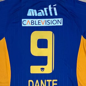 Pumas UNAM Trikot, Pumas UNAM Player, Pumas 2008 2009 Auswärts Trikot, Pumas Player Retro Zustand Ausgezeichnet 10/10 Größe XL Dante 9