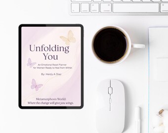 30-Day Emotional Reset Planner: Self-Care Journal & Reflection Workbook (Digital PDF)