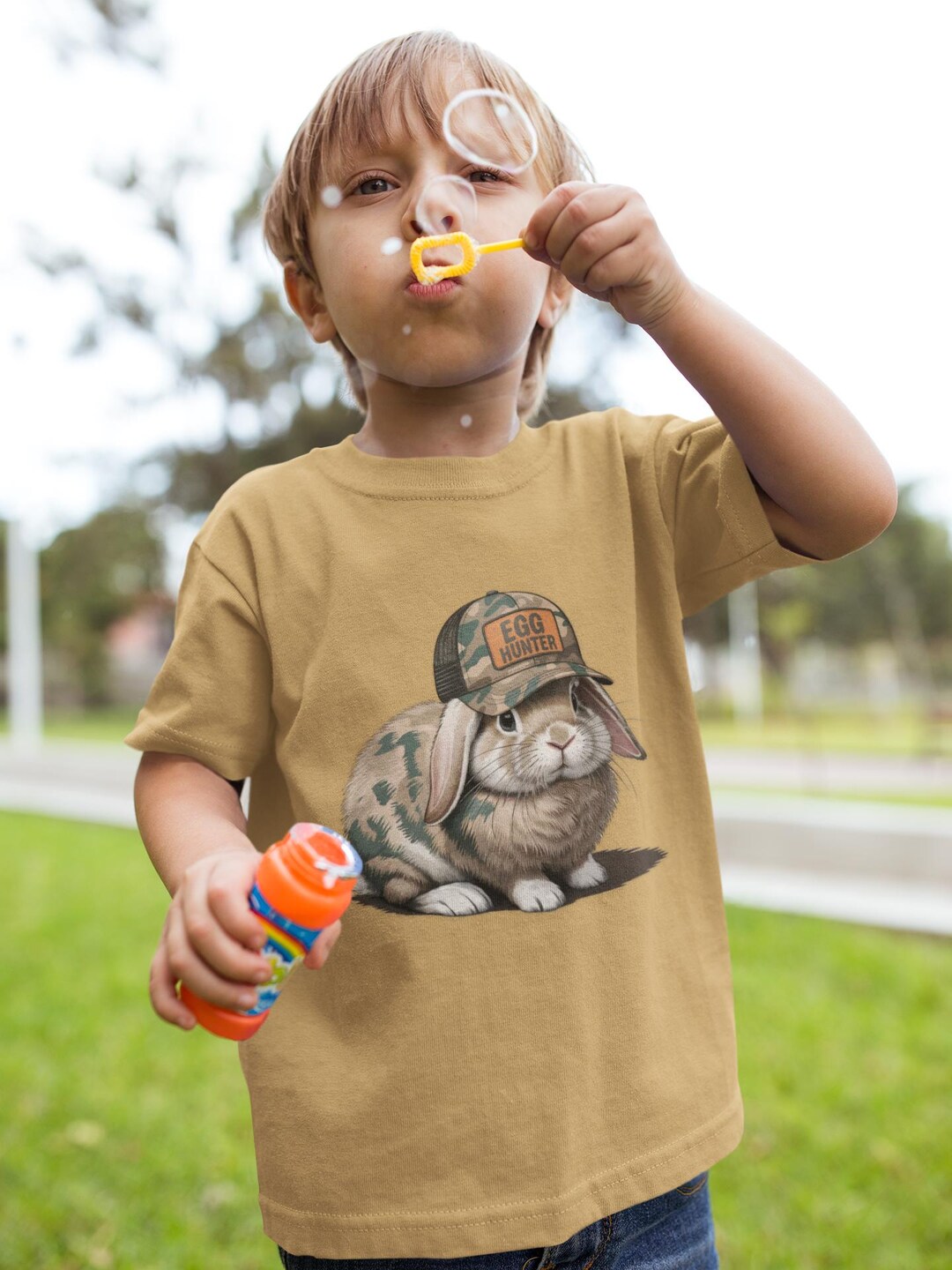 What Bunny Rabbit Camaflouges Camouflage Bunny Kids Tee | Rabbit Illustration - Etsy