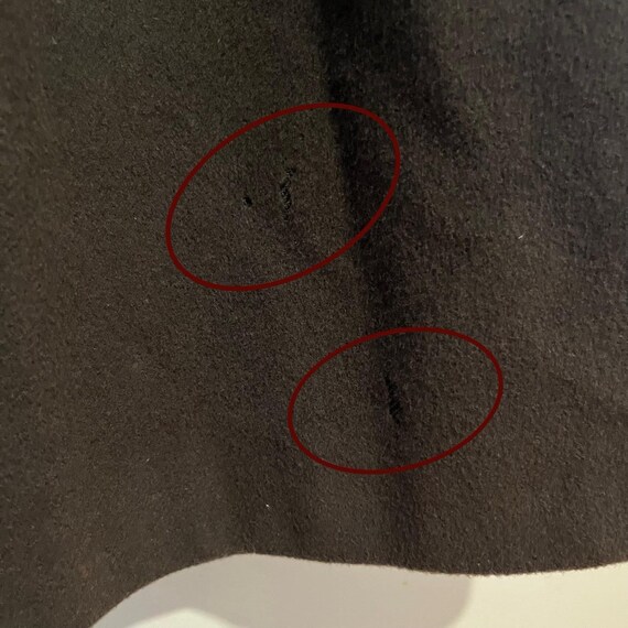 Vtg Albert Nipon 100% Wool Long Peacoat Size 16 C… - image 10