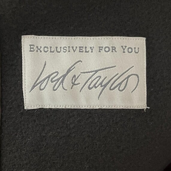 Vtg Albert Nipon 100% Wool Long Peacoat Size 16 C… - image 6