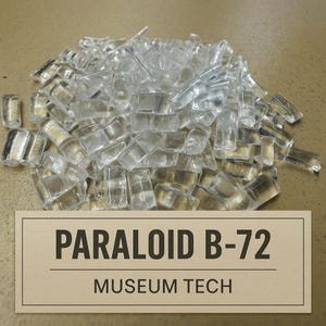 Museum Conservation Tech & Artifact Preservation Essential - Paraloid B-72 (25g) - Handmade Home Museum Display