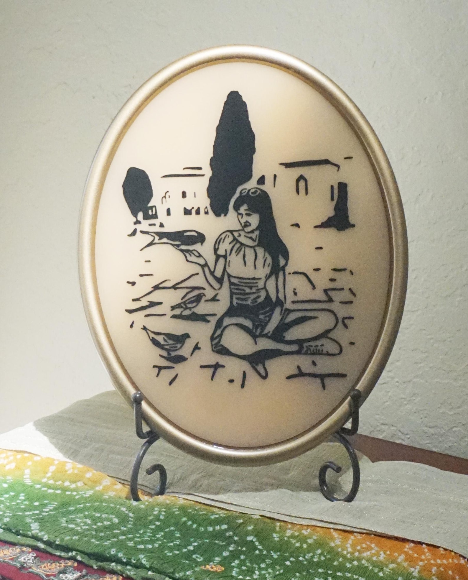 DETAILED BACKGROUND Crescent Inlay - Etsy