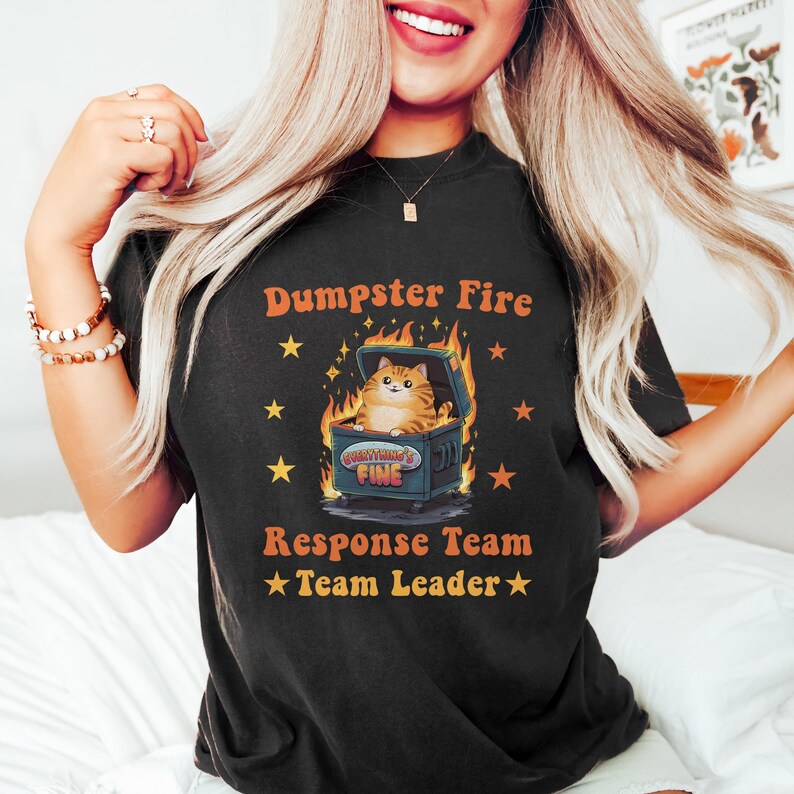 Enamel Brooch For Clothing Dumpster Fire Team Leader Enamel Pin - Funny Badge For Jackets, Bags & Hats Alloy Clothing Pin
