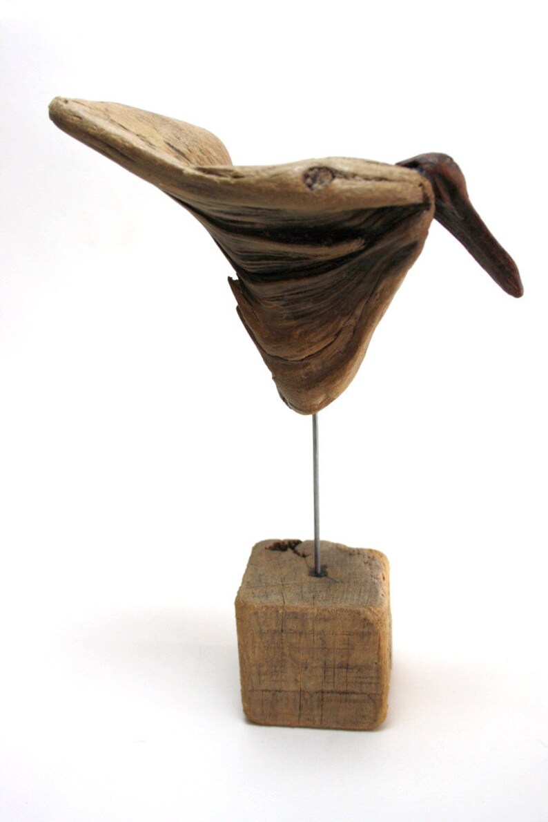 Driftwood sculpture bird so lovely... made Etsy
