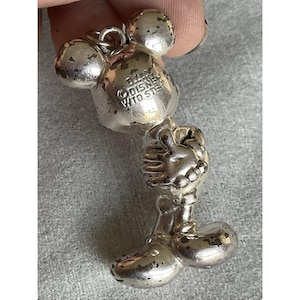 Colgante vintage DLC WDW Disney de plata de ley con diseño de Mickey Mouse imagen 2