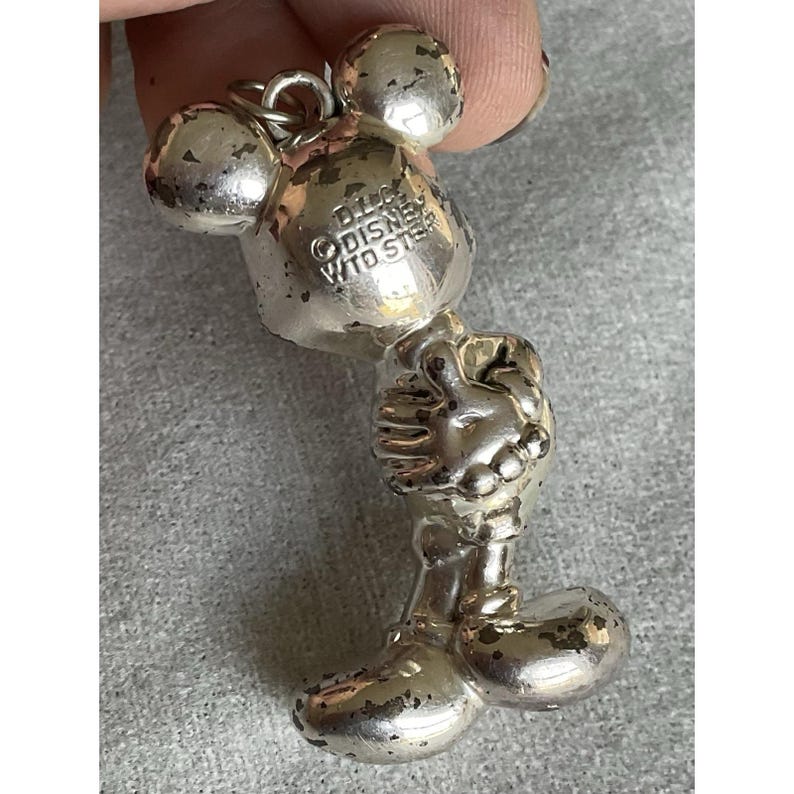 Colgante vintage DLC WDW Disney de plata de ley con diseño de Mickey Mouse imagen 2