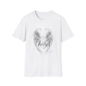 Camiseta suave con alas de ángel: camiseta unisex inspiradora