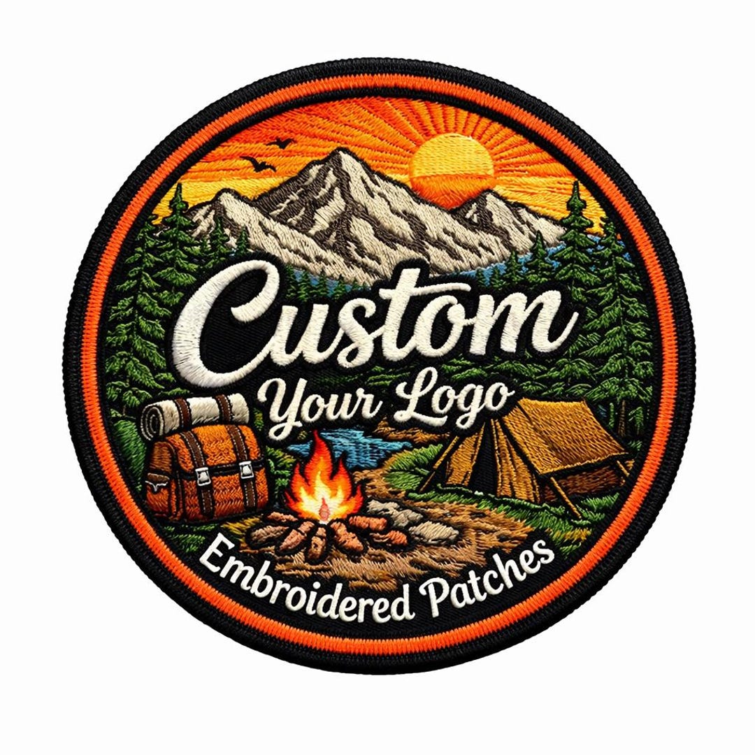 Custom Embroidered Logo Patch, Iron On/sew on Applique - Etsy