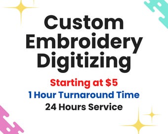 Custom Embroidery Digitizing Service | Logo to Embroidery File Conversion