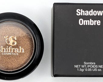 Vegan Eyeshadow – Golden Brown Shimmer | Organic Cruelty-Free Eye Makeup | Long-Lasting Mineral Shadow, Warm Neutral Glow