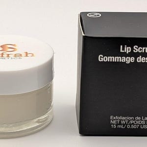 Vanilla Lip Scrub: Organic Sugar Exfoliator, Vegan & Hydrating