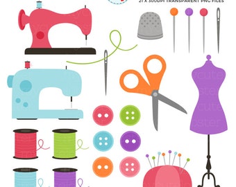 sewing clip art etsy