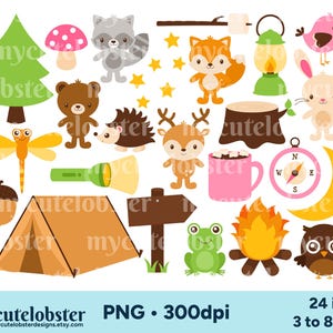 Clipart ze zwierzętami kempingowymi, Clipart ze słodkimi zwierzętami, Clipart ze zwierzętami kempingowymi, Clipart ze zwierzętami kempingowymi PNG, Clipart ze zwierzętami PNG, Clipart ze zwierzętami leśnymi, Użytek osobisty, Użytek komercyjny